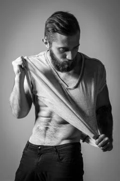 Model Tests For Handsome Man Stock Photos