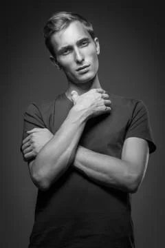 Model Tests For Handsome Man Stock Photos