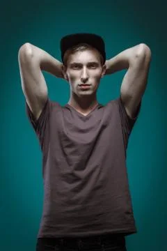 Model Tests For Handsome Man Stock Photos