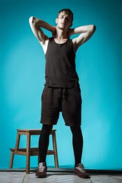 Model Tests For Handsome Man Stock Photos