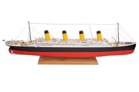 Model of Titanic Stockfoto's