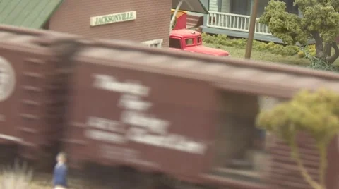 Model Train Stock Footage 2879104