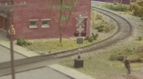 Model Train Stock Footage 2879356