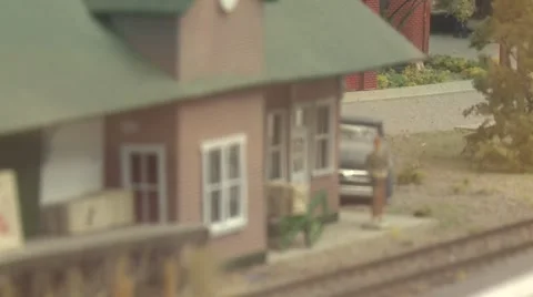 Model Train Stock Footage 2879449