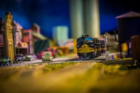 Model Train Layout Stock Photos