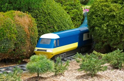 Model train Stock Photos