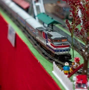 Model train Stock Photos