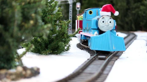 Model Train Sequence #1 Stock Footage 34071864