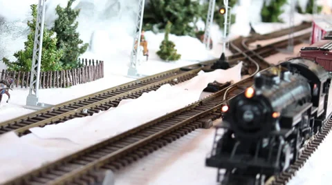 Model Train Sequence #4 Video stock 34078360