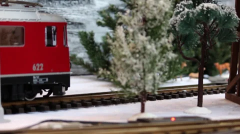 Model Train Sequence #6 Video stock 34077086