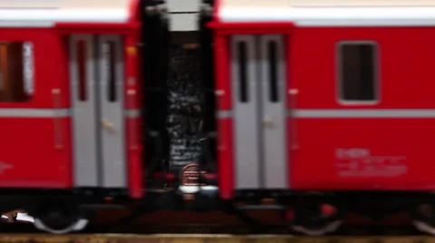 Model Train Sequence #7 Video stock 34083119