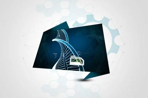 Model of twisted chrome DNA chain model of twisted chrome DNA chain Copyri... Photos