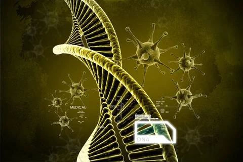 Model of twisted chrome DNA chain model of twisted chrome DNA chain Copyri... Stock Photos