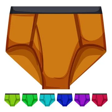Model underwear man cartoon vector graphic イラスト素材