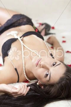 Model in Underwear Stock Photos