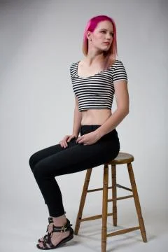 Model Waiting Fotos Stock