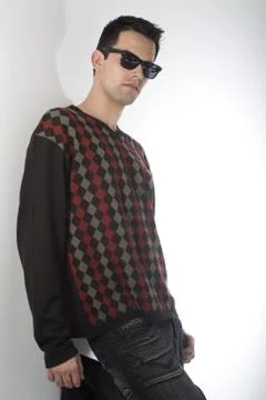 Model on white background Stock Photos