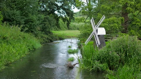 Model Wind Mill by Stream 스톡 동영상 40613675