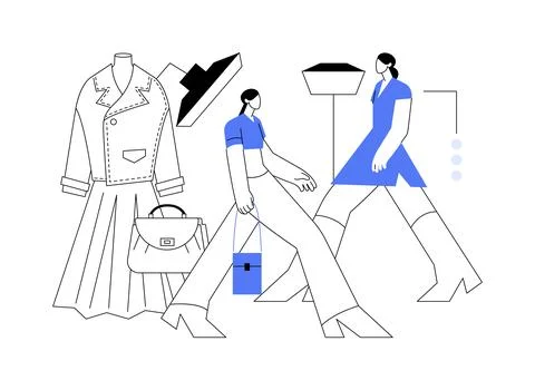 Modeling agency abstract concept vector illustration. Stock Illustration