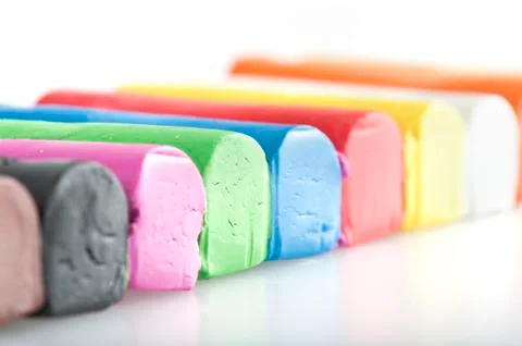 Modeling clay Stock Photos