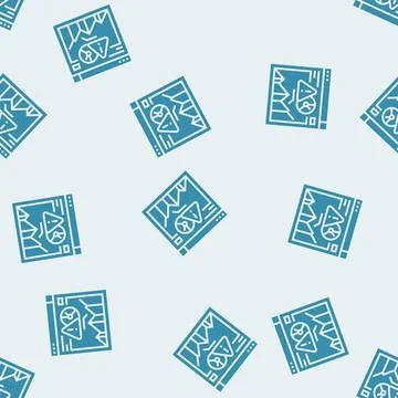 Modeling risk glyph seamless pattern Illustrazione stock