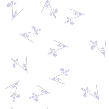 Modeling self study glyph vector seamless pattern Stock Illustration