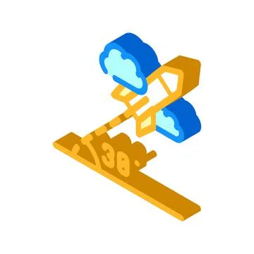 Modeling self study isometric icon vector illustration Stock Illustration