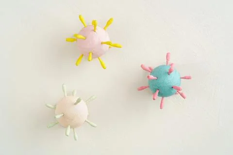 Models of corona virus Stock Illustration