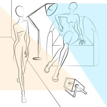 Models Stock-Illustration