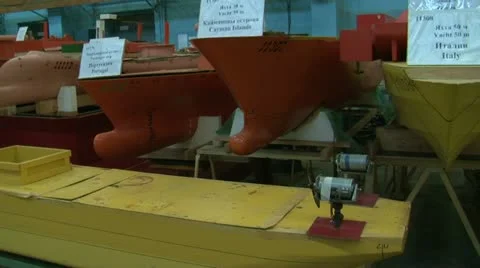 Models of ships Video stock 11299803