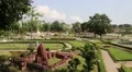 Models of world attractions in Mini Siam park in Pattaya, Thailand HD Footage