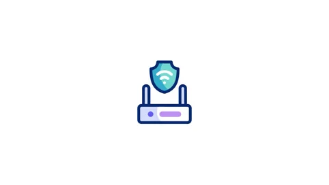 Modem Animated Icon Stock Footage 320200083