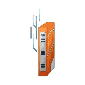 Modem illustration 스톡 일러스트