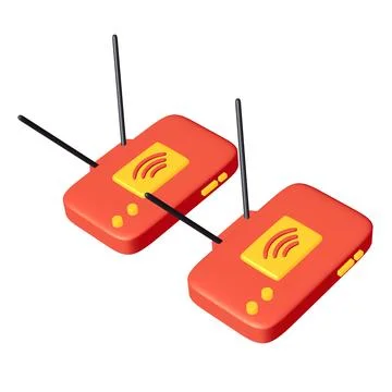 Modem Router with the antenna high speed wireless wifi internet Illustrazione stock