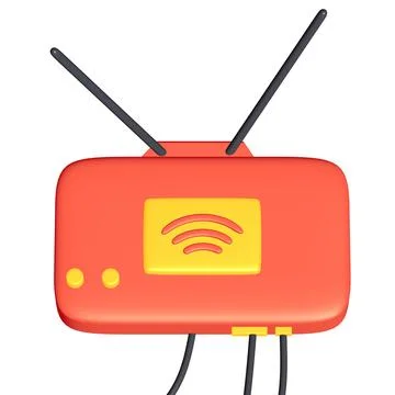 Modem Router with the antenna high speed wireless wifi internet Stock Illustration