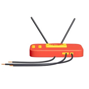 Modem Router with the antenna high speed wireless wifi internet Stock Illustration