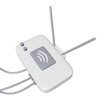 Modem Router with the antenna high speed wireless wifi internet Stock Illustration