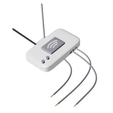 Modem Router with the antenna high speed wireless wifi internet Stock Illustration