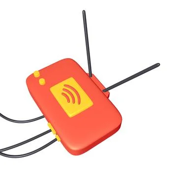 Modem Router with the antenna high speed wireless wifi internet Stock Illustration