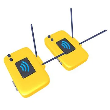 Modem Router with the antenna high speed wireless wifi internet Stock-Illustration