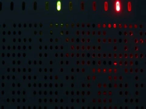 Modem router equipment internet connection lost Stock Footage 82985456