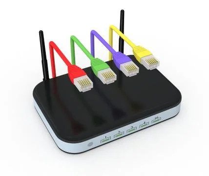 Modem router Stock Illustration