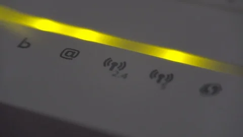 Modem wi-fi . Stock Footage 120773386