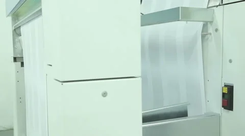 Moden industrial inkjet printer Stock Footage 63512453