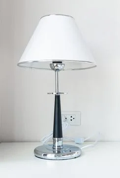 Moden lamp inside a room Stock Photos