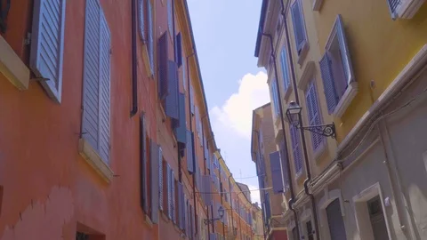 Modena Exterior Windows 2 Stock Footage 108512561