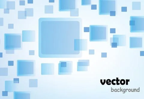 Moder blue background with sample text Stock Illustration