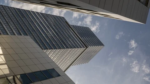 Moder skyscraper vertical video Stock Footage 126707394