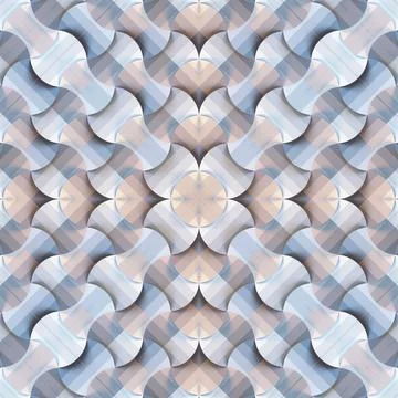 A modern, 3D background featuring a kaleidoscopic pattern. Stylish and modern Illustrazione stock