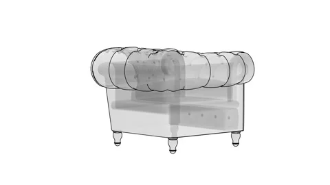 Modern 3D chair Stock-Footage 320291551